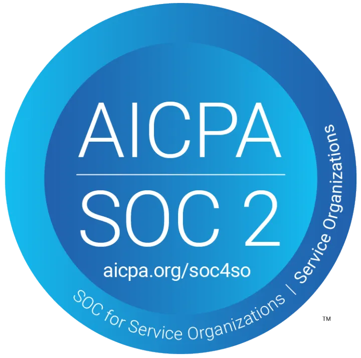 AICPA SOC 2 logo for service organizations
