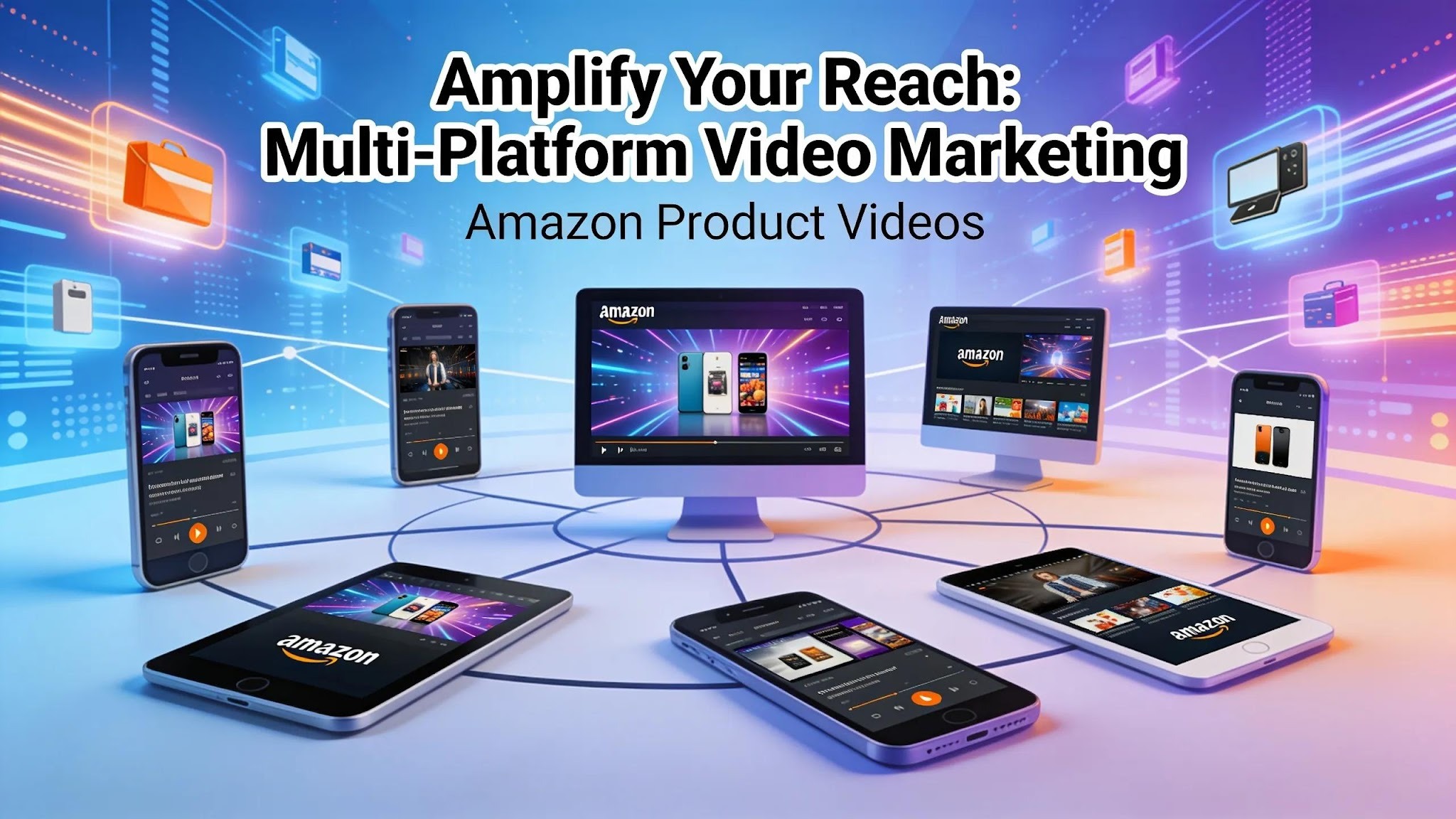 Vidéos de produits Amazon pour plusieurs canaux marketing