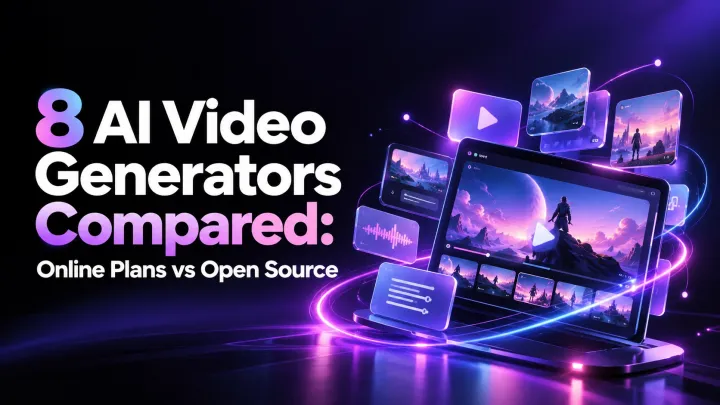 8 AI Video Generators Compared: Online Plans vs Open Source