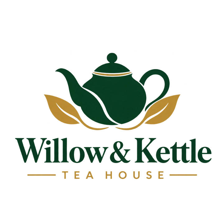 Willow and Kettle boutique tea house logo