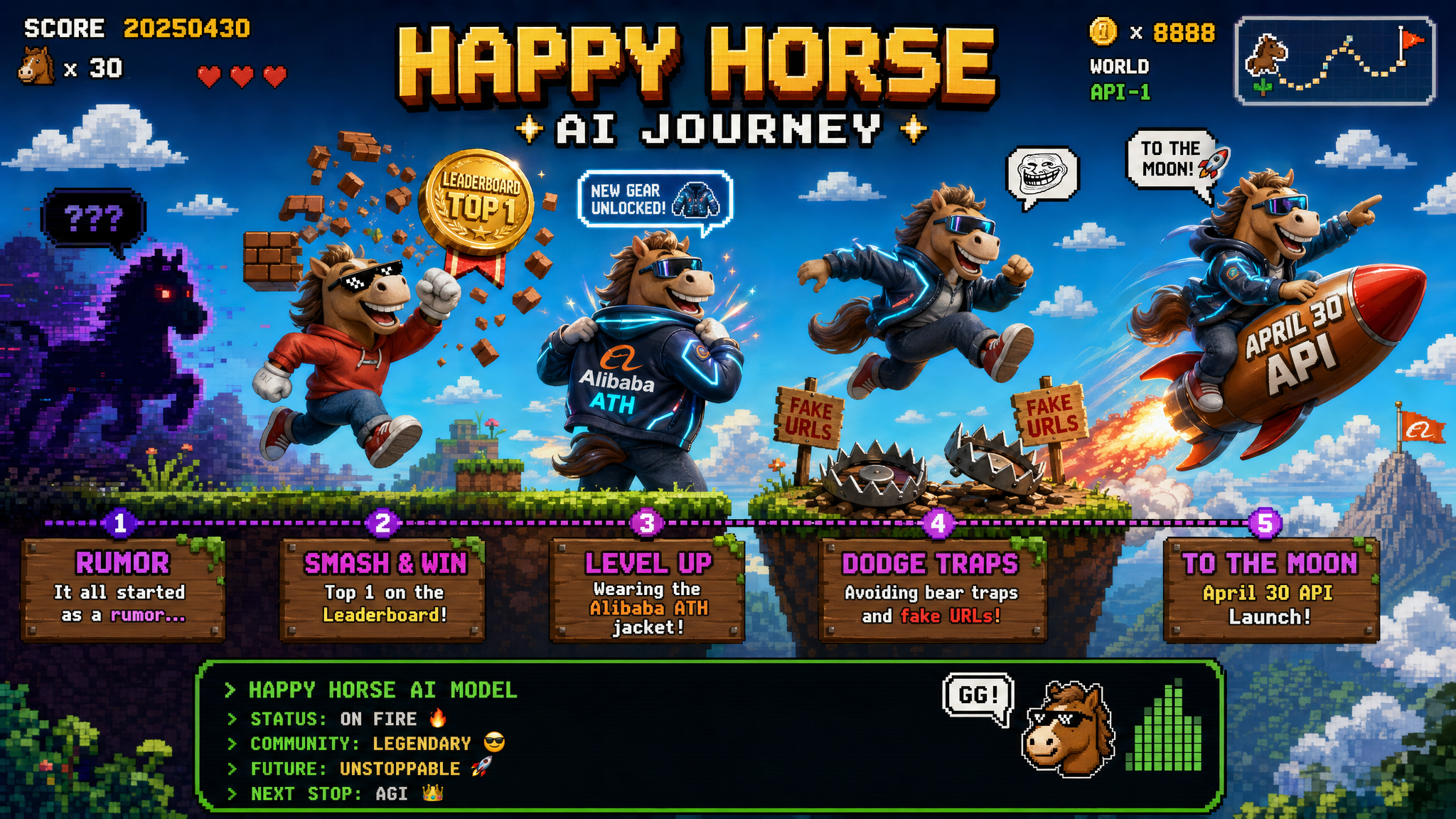 HappyHorse 1.0 journey: from arena rumor to leaderboard, Alibaba ATH reveal, and API launch