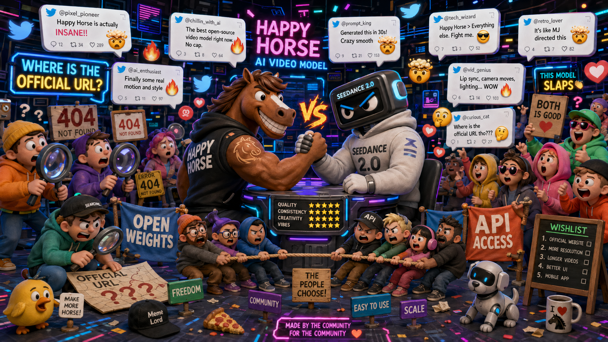 Feedbacks on HappyHorse 1.0