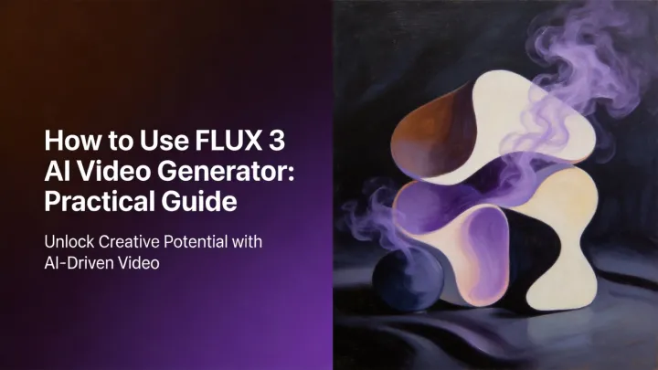 FLUX 3 KI-Videogenerator nutzen: Praxisleitfaden