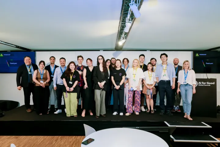 Einblick in den PixVerse-Workshop beim UN-Gipfel „AI for Good“