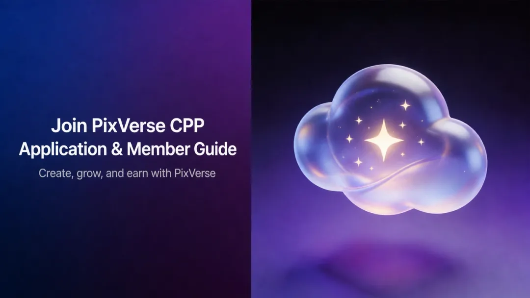 เข้าร่วม PixVerse Creative Partner Program (CPP): คู่มือการสมัครและสมาชิก