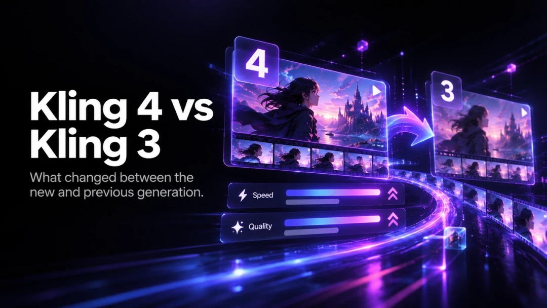 Kling 4.0 vs Kling 3.0: perbedaan utama