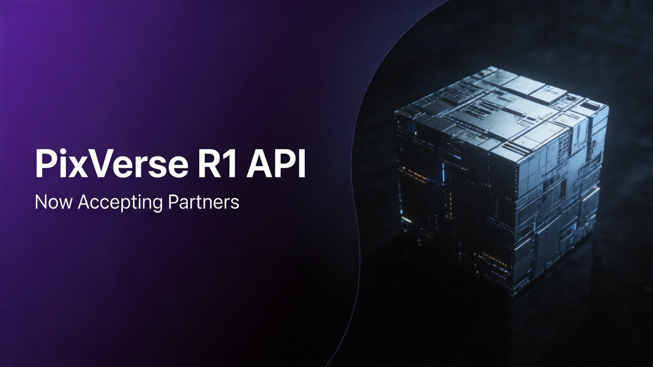 PixVerse R1 real-time video API