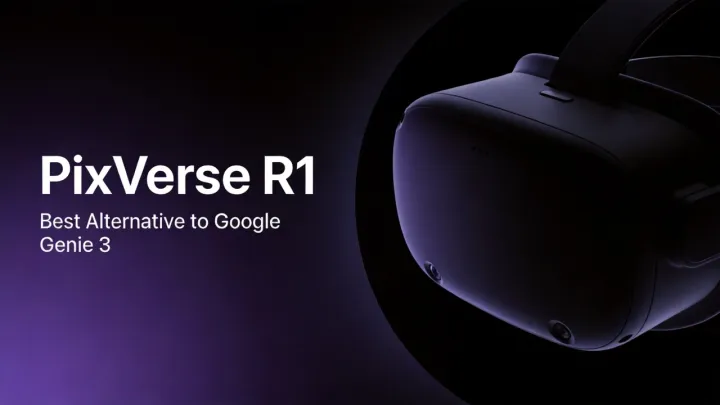 Vergleich Google Genie 3 Alternative mit PixVerse R1 Echtzeit-Weltmodell