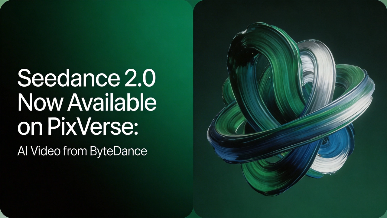 Seedance 2.0 on PixVerse: ByteDance AI Video