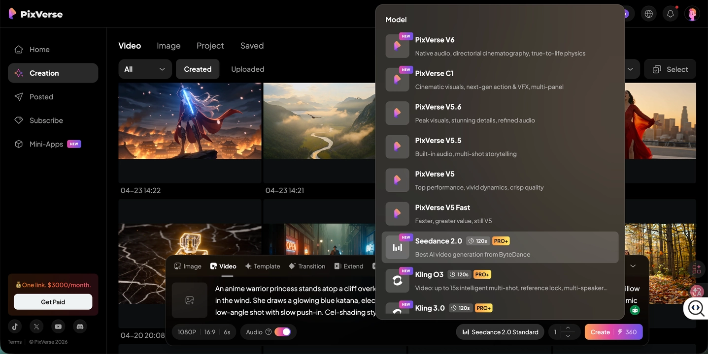 best ai video generators on PixVerse