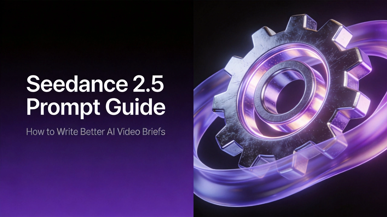 คู่มือพรอมป์ต์ Seedance 2.5: เขียนบรีฟวิดีโอ AI ให้ดีขึ้นอย่างไร