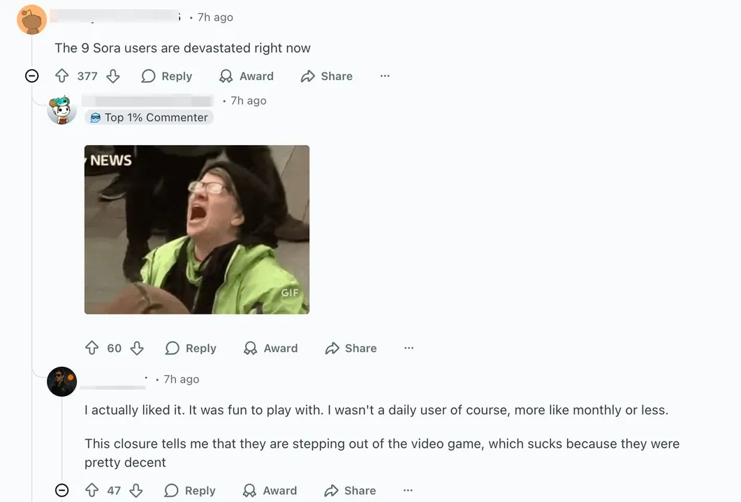 was mit sora passierte