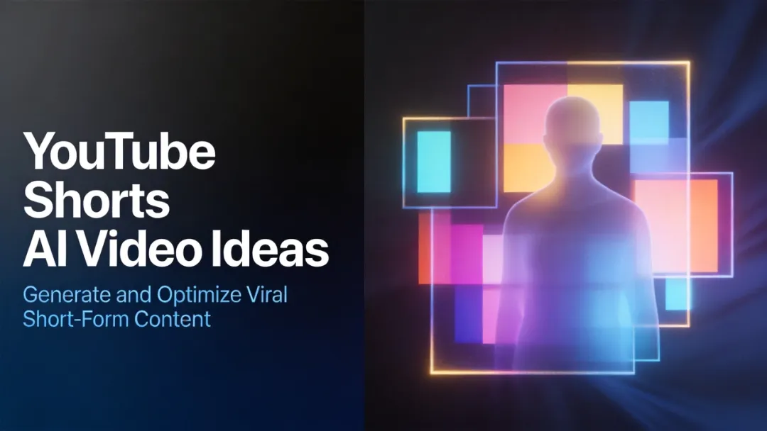 YouTube Shorts AI 동영상 아이디어 커버 — AI로 바이럴 숏폼 콘텐츠 생성 및 최적화