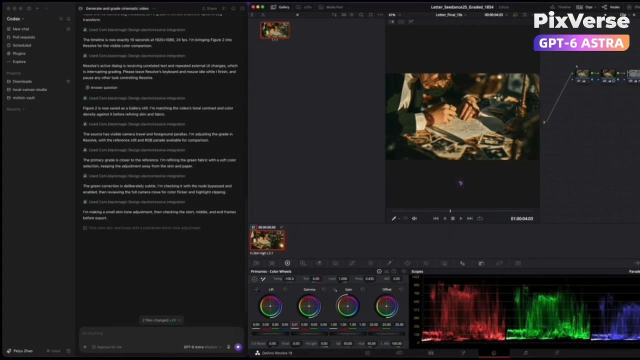 AI-Powered Cinematic Color Grading
