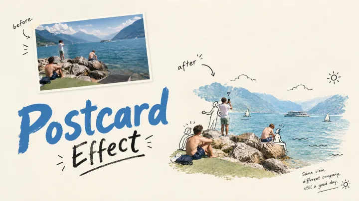 Post Card Effect